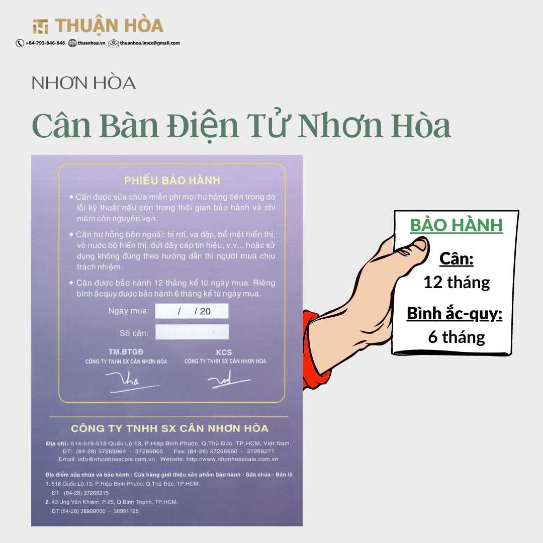 Phieu Bao Hanh Can Dien Tu Nhon Hoa