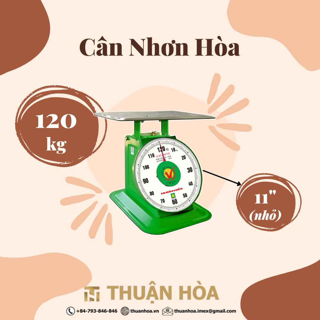 Cân NHơn Hòa 120 Kg 11 Inches