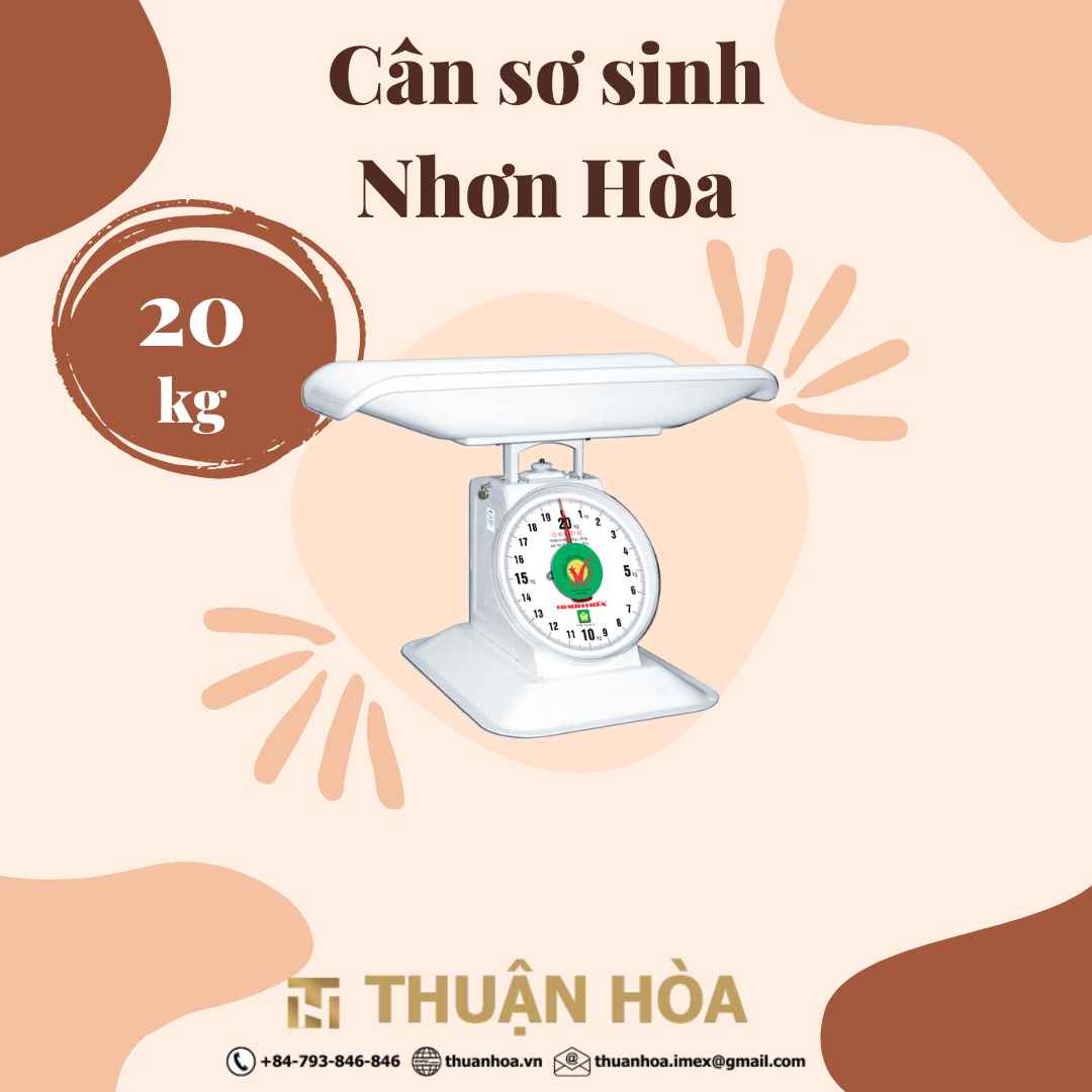 Cân sơ sinh trẻ em Nhơn Hòa 20 kg