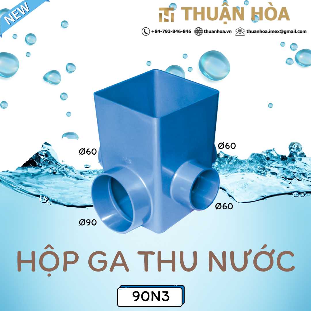 Hộp Ga Thu Nước Phòng Tắm 90N3