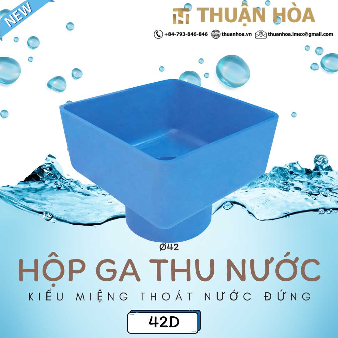 Hop Ga Thu Nuoc Ban Cong San Thuong Kieu Mieng Thoat Nuoc Dung 42D