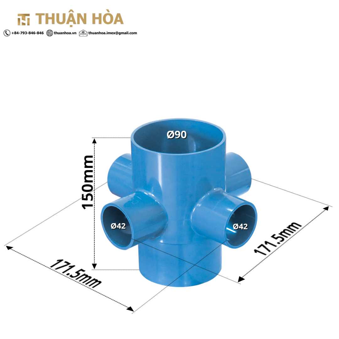 Hộp Ga Thu Nước Phòng Tắm 90D4