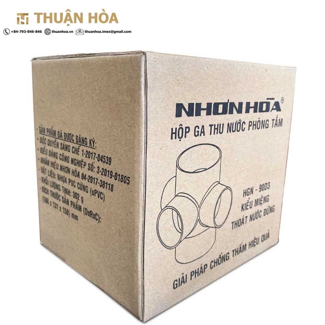 Hộp Ga Thu Nước Phòng Tắm 90D3