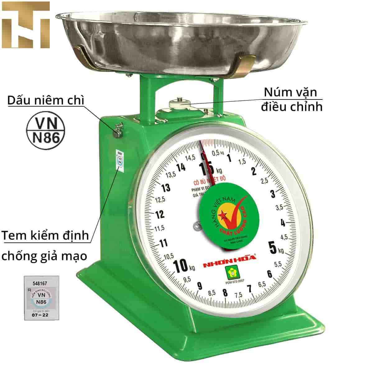 Cân Nhơn Hòa 15 Kg