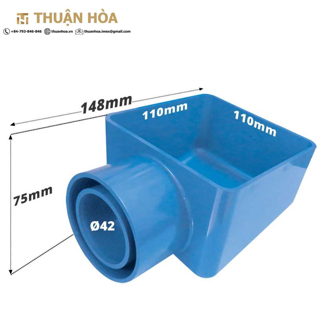 Hộp Ga Thu Nước Ban Công 42N