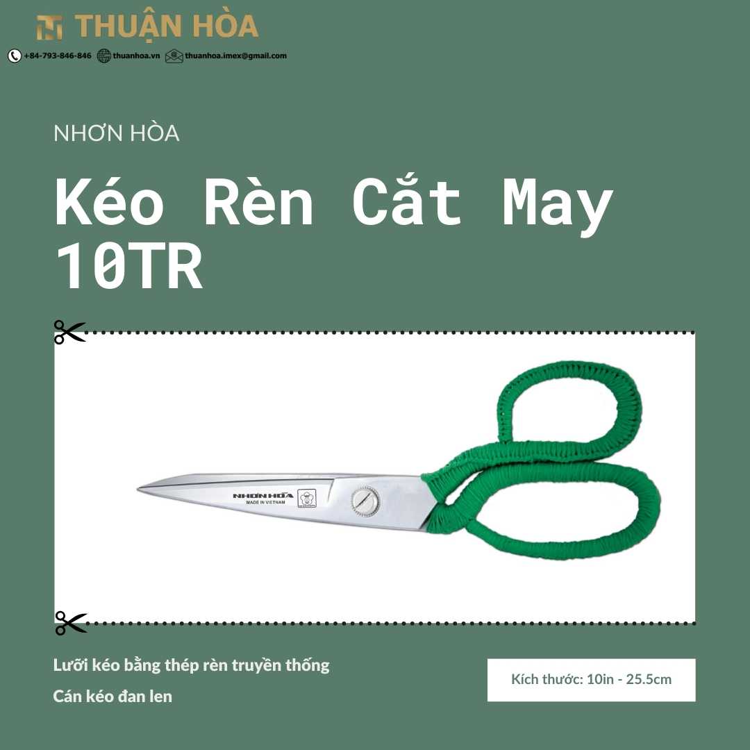 Kéo Rèn Cắt May Chuyên Nghiệp Nhơn Hòa 10TR