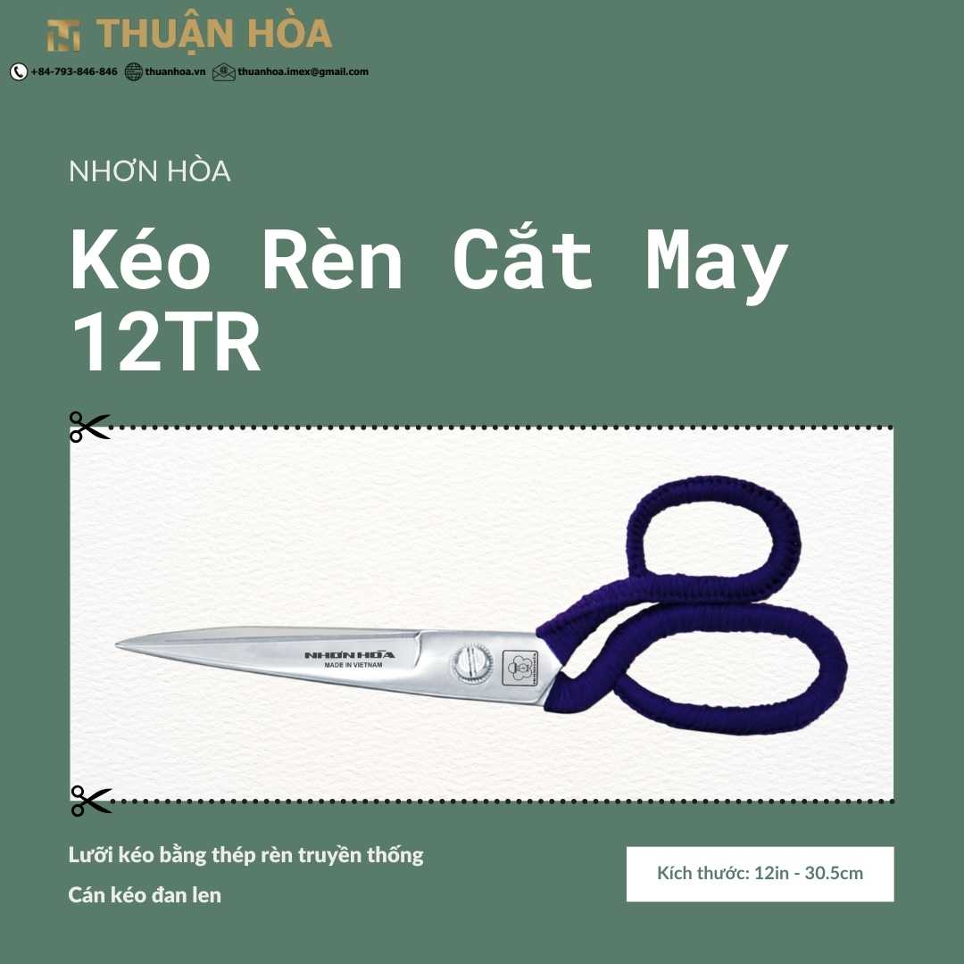 Kéo Rèn Cắt May Chuyên Nghiệp Nhơn Hòa 12TR