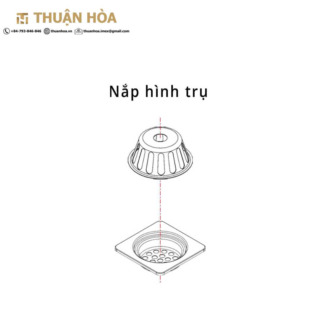 Phễu Thu Nước Ban Công Nhơn Hòa 120T-901